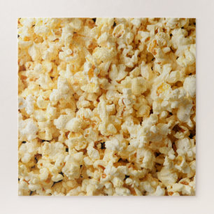 Quebra-cabeça Fundo do Cheio de pipoca em cinema.