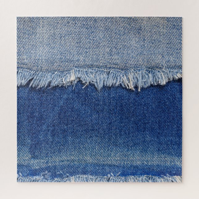Quebra-cabeça Fundo do Tecido de Jeans Denim Ripso (Vertical)