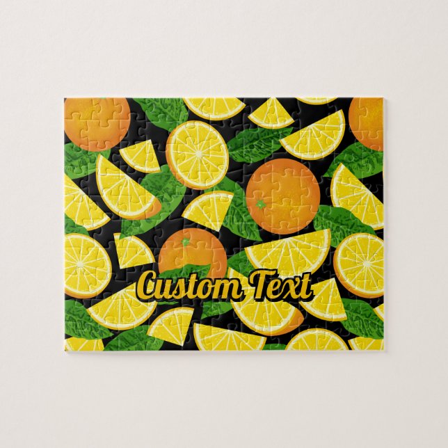 Quebra-cabeça Fundo Laranja (Horizontal)