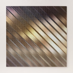 Quebra-cabeça Fundo ouro de abstrato de diagnóstico elegante.