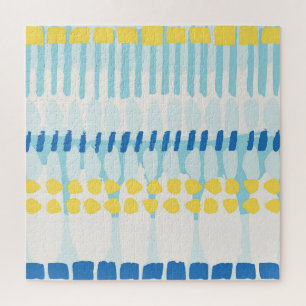 Quebra-cabeça Fundo sem costura pintado com Abstrato de multicor