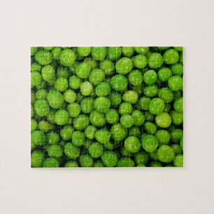 Quebra-cabeça Fundo Verde das Ervilhas