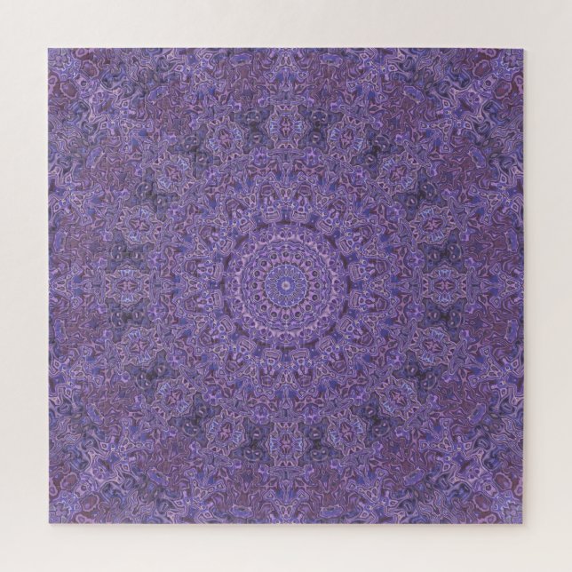 Quebra-cabeça Funky Pink e Purple Mandala (Vertical)