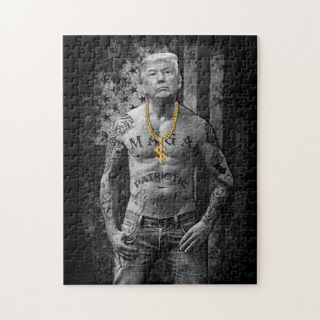 Quebra-cabeça Funny Donald Trump (Vertical)