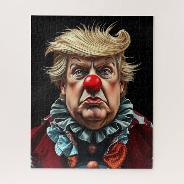 Quebra-cabeça Funny Donald Trump Clown (Vertical)