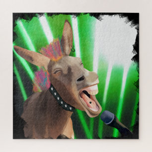 Quebra-cabeça Funny Rockstar Donkey