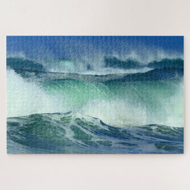 QUEBRA-CABEÇA FÚRIA DO OCEANO DE 20 X 30 POLEGADAS (Horizontal)