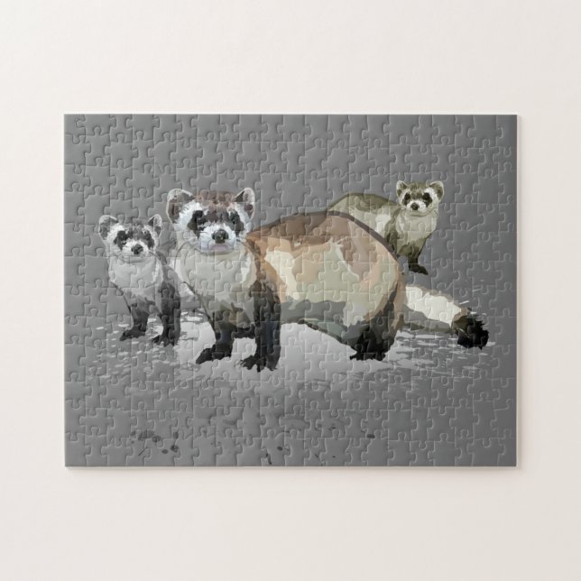 Quebra-cabeça Furões (Horizontal)