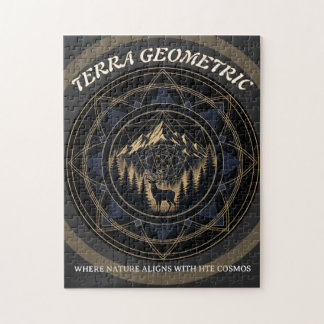 Quebra-cabeça Fusão da Geometria Sagrada com a Natureza • Montan