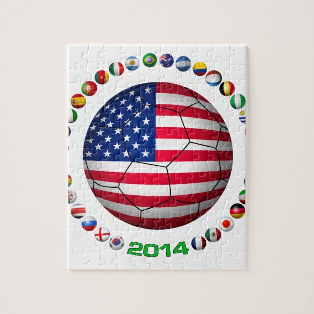 Quebra-cabeça Futebol 5332 dos EUA (Vertical)