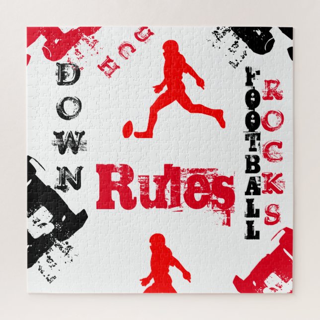 Quebra-cabeça Futebol Americano (Vertical)