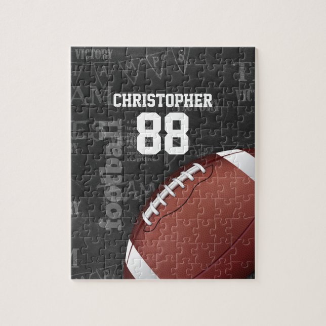 Quebra-cabeça Futebol americano personalizado (Vertical)