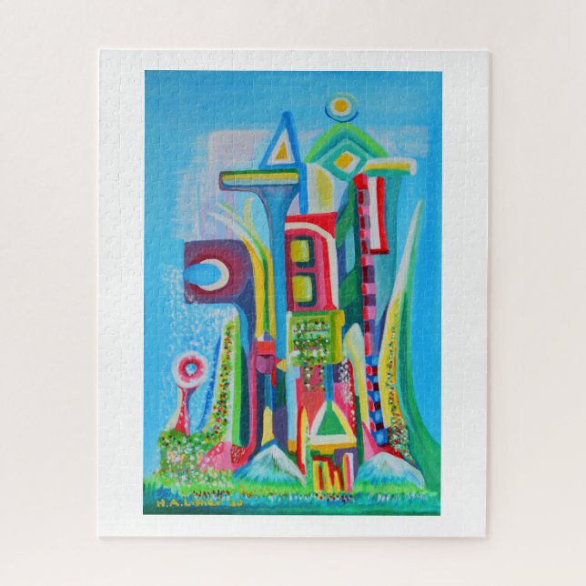 Quebra-cabeça Futura arte urbana (Vertical)
