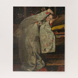 Quebra-cabeça G.H. Breitner, Garota em um Kimono Branco - Bela A