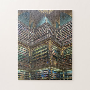Quebra-cabeça Gabinete Real Português de Leitura, Rio, Brasil
