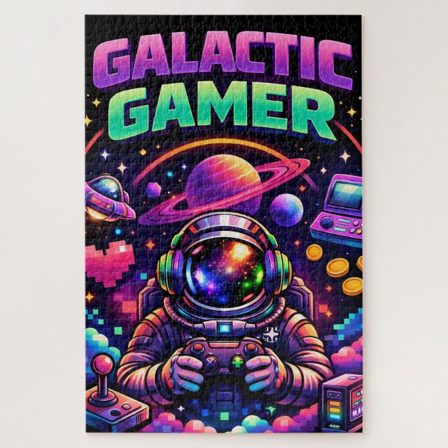 Quebra-cabeça Galactic gamer (Vertical)