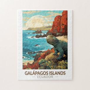 Quebra-cabeça Galápagos Ilhas Viagem de Arte