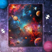 galáxia colorida com estrelas e nebulosas