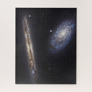 Quebra-cabeça Galáxia Edge-On Ngc 4302 E Galáxia Inclusa 4298