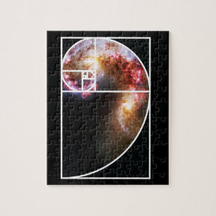 Quebra-cabeça Galáxia espiral de Fibonacci