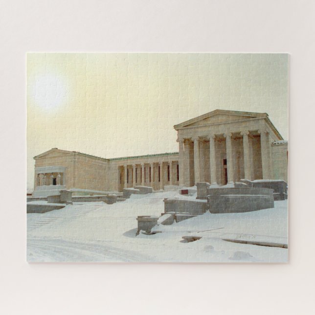 Quebra-cabeça Galeria de Artes Albright Knox, de 16"x20", Quebra (Horizontal)