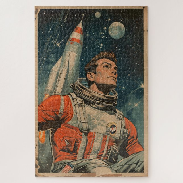 Quebra-cabeça Galeria de Astronautas de Arte Astronauta (Vertical)