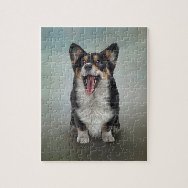 Quebra-cabeça Galês galês Corgi (Vertical)