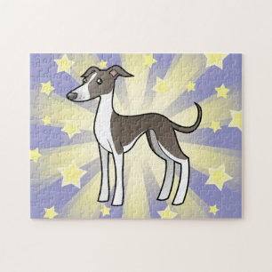 Quebra-cabeça Galgo dos desenhos animados/Whippet/galgo italiano