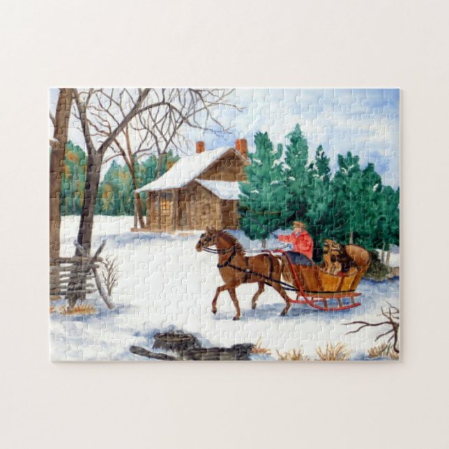 Quebra-cabeça galhardo dos irmãos (Horizontal)