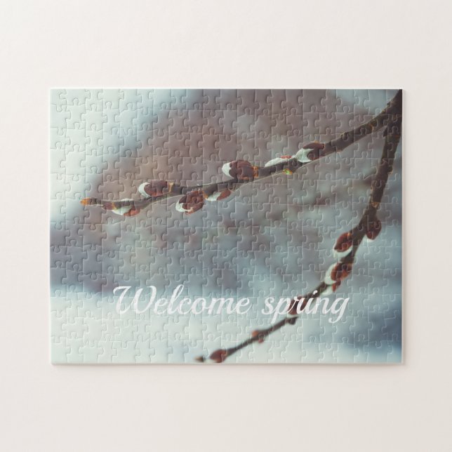 Quebra-cabeça Galhos salgueiros espinhosos com coletores no fina (Horizontal)