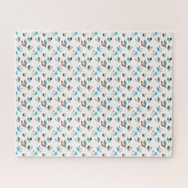 Quebra-cabeça Galinha Lover Country Hens (Horizontal)