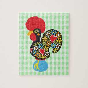 Quebra-cabeça Galo famoso de Barcelos Nr 06