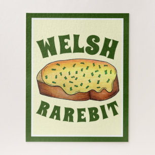 Quebra-cabeça Galsh Rarebit Savory Cheese Toast British Comida