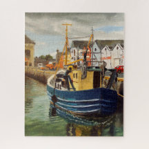 Galway City Irlanda — Barco de Pesca
