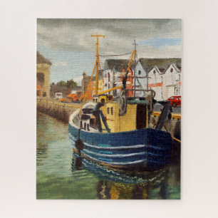Quebra-cabeça Galway City Irlanda — Barco de Pesca