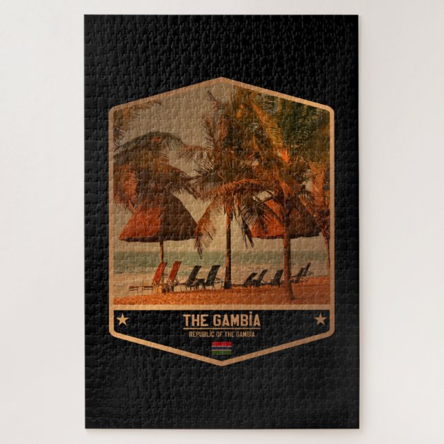 Quebra-cabeça Gâmbia (Vertical)