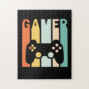 Quebra-cabeça Gamer Gift Gamer Retro Vintage