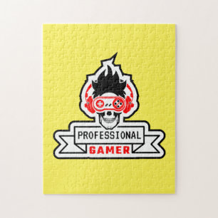 Quebra-cabeça Gamer Gift Professional Gamer