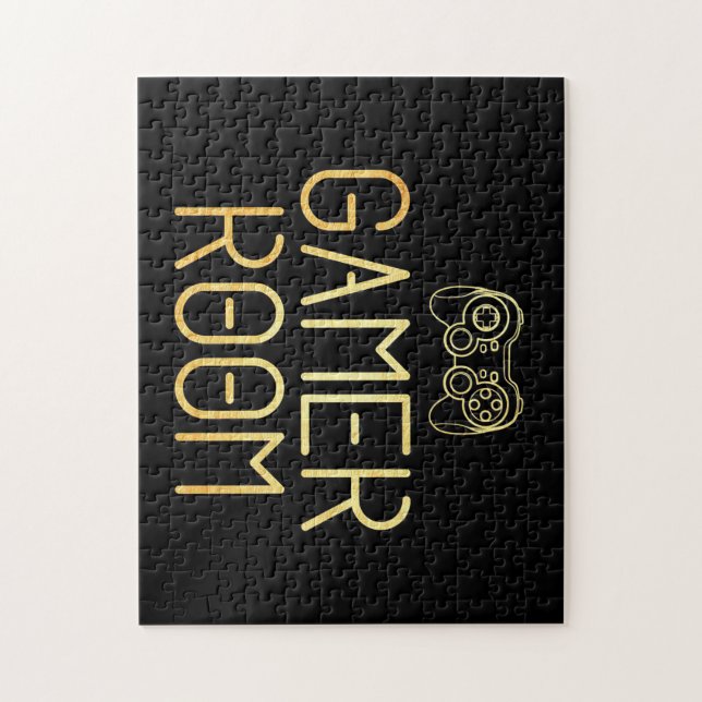 Quebra-cabeça Gamer Gift | Sala de Jogadores (Vertical)