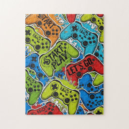 Quebra-cabeça Gamer Pattern