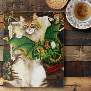 Quebra-cabeça Gaming e Dragão de Topo da mesa