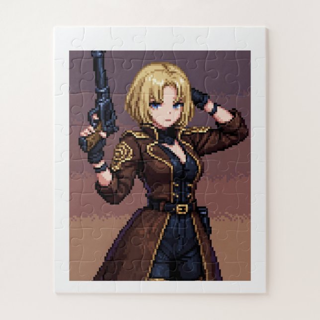 Quebra-cabeça Gaming Pixel Art Blanket – Cozy Gamer Mood (Vertical)