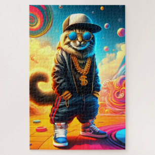 Quebra-cabeça Gangster Cat
