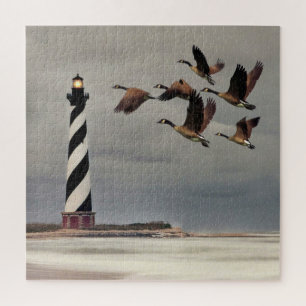 QUEBRA-CABEÇA GANSOS NO FAROL DO CABO HATTERAS