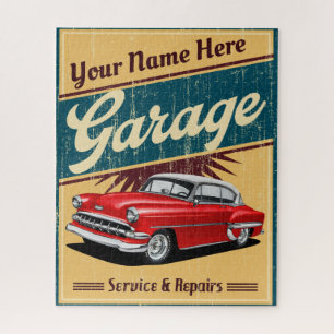 Quebra-cabeça Garagem de Bel Air Personalizada