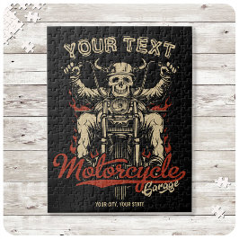 Quebra-cabeça Garagem de Compro de motocicleta personalizada Bik