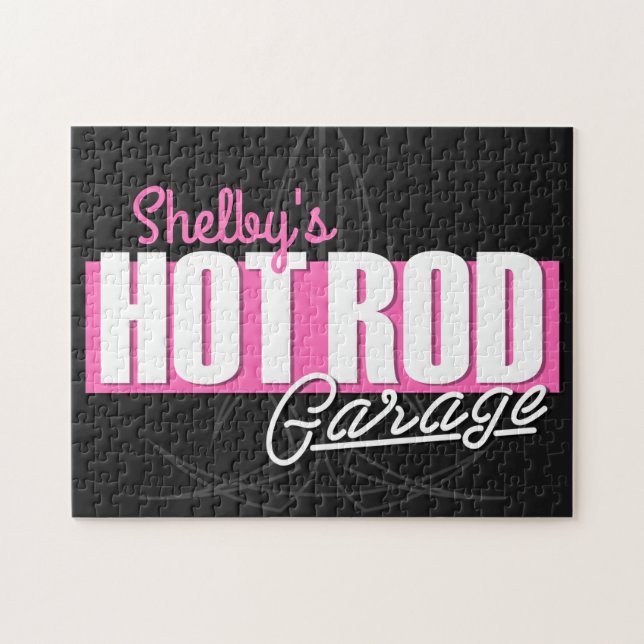 Quebra-cabeça Garagem de Hot Rod Pinstripes (Horizontal)