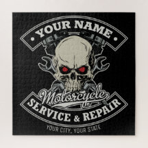 Garagem Mecânica de Motocicletas de Biker de NOME 