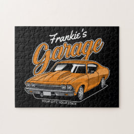 Quebra-cabeça Garagem Personalizada De Carro Muscular Clássico 1