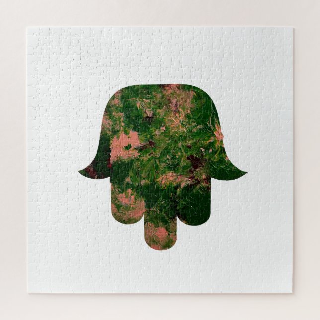 Quebra-cabeça Garden Hamsa Balloon Painting Studio Art  (Vertical)